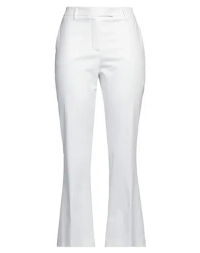 Ql2  Quelledue Ql2 Quelledue Woman Pants White Size 10 Cotton, Elastane