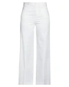 Ql2  Quelledue Ql2 Quelledue Woman Pants White Size 10 Cotton, Elastane