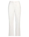 Ql2  Quelledue Ql2 Quelledue Woman Pants White Size 10 Cotton, Elastane