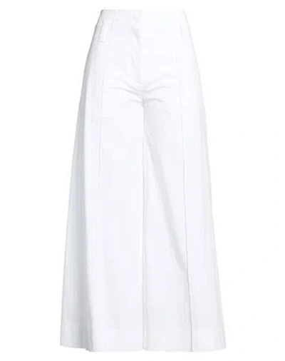Ql2  Quelledue Ql2 Quelledue Woman Pants White Size 6 Cotton, Elastane