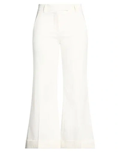 Ql2  Quelledue Ql2 Quelledue Woman Pants White Size 8 Cotton, Elastane