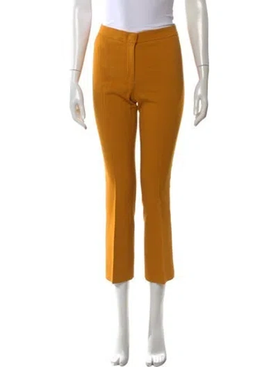 Pre-owned Ql2  Quelledue Wool Straight Leg Pants In Neutral