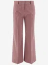Ql2 Red Striped Pattern Trousers