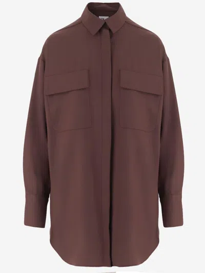 Ql2 Shirt In Burgundy
