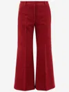 Ql2 Stretch Cotton Melody Pants In Red