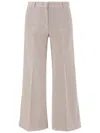 Ql2 Stretch Cotton Melody Pants In Brown