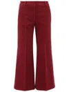Ql2 Stretch Cotton Melody Pants In Red