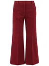 Ql2 Stretch Cotton Melody Pants In Red