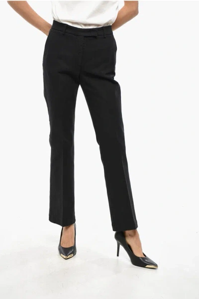 Ql2 Stretch Cotton Nellie Chinos Pants In Black