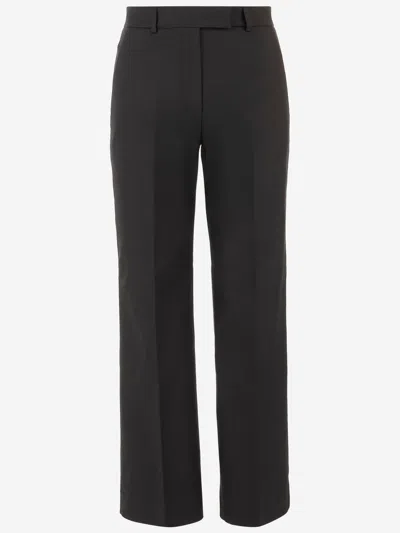Ql2 Stretch Cotton Pants In Black