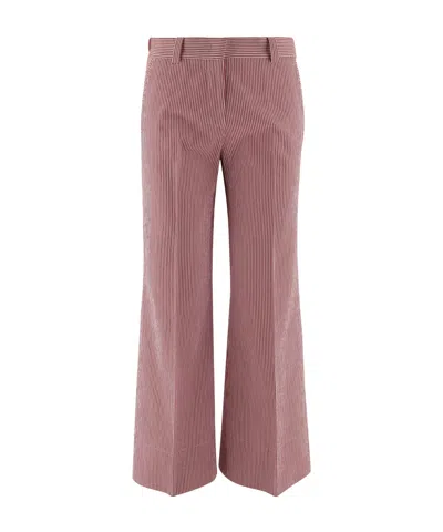 QL2 STRIPED CASUAL PANTS