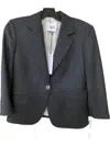 Ql2 Women's Beaeta Jacket In Coal Gray In Gray
