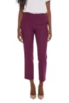 Ql2 Single-pleat Cropped Trousers In Purple