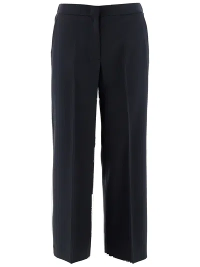 Ql2 Wool Blend Pants In Black