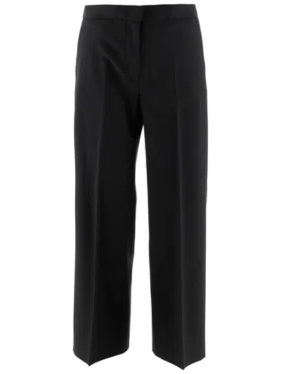 Ql2 Wool Blend Pants In Black