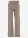 Ql2 Wool Trousers In Brown