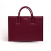 Qosmic Women's Pink / Purple Briefcase Metis Nebula - Grape Leather - Burgundy / Aubergine In Pink/purple