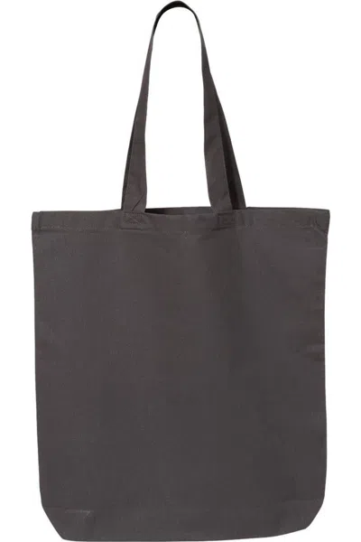 Q-tees 12l Economical Tote In Grey