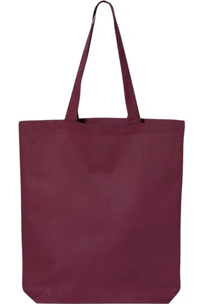 Q-tees 12l Economical Tote In Red