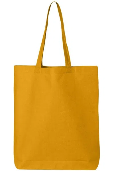 Q-tees 12l Economical Tote In Yellow