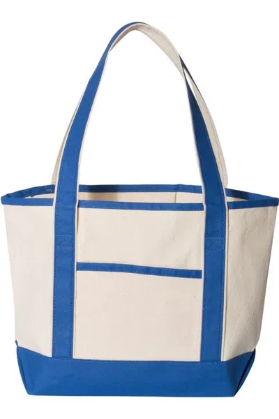 Q-tees 20l Small Deluxe Tote In Blue