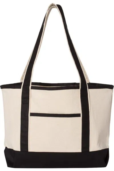 Q-tees 20l Small Deluxe Tote In White