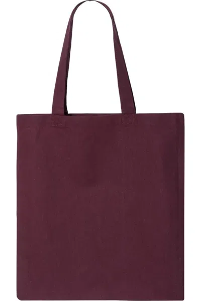 Q-tees Economical Tote In Red