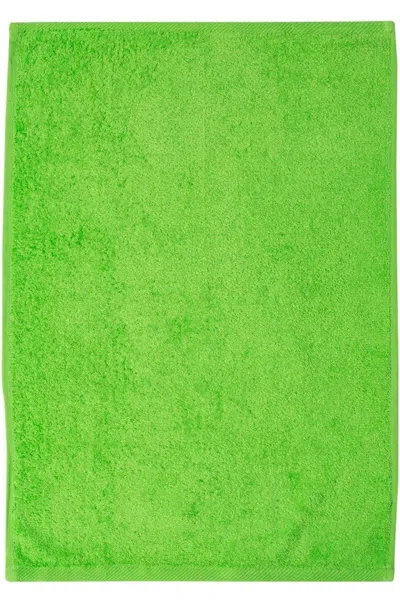 Q-tees Hemmed Hand Towel In Green