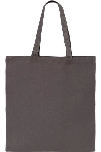 Q-tees Promotional Tote In Grey