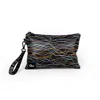 Qu Women's Black Party Threads Pouch In Black