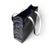 Qu Women's Black Scribbles Tote Bag In Black