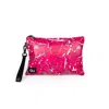 Qu Women's Pink Chaos Pouch In Pink