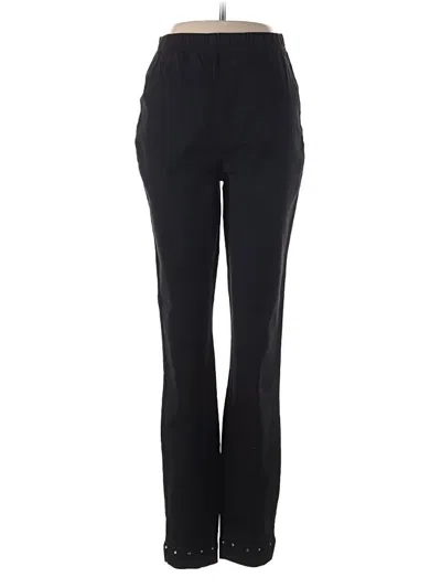 Pre-owned Quacker Factory Active Pants In Black