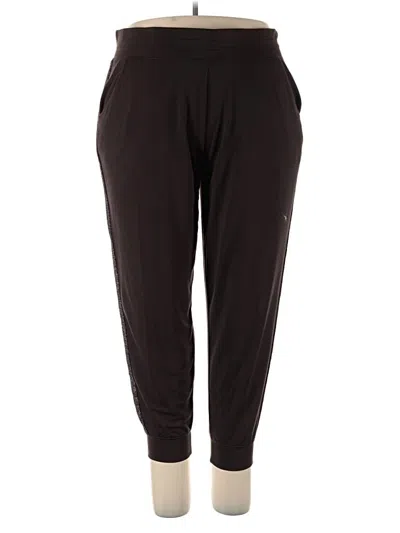Pre-owned Quacker Factory Active Pants In Brown