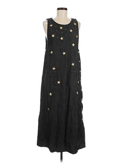 Pre-owned Quacker Factory Casual Dress In Black