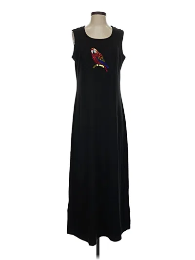 Pre-owned Quacker Factory Casual Dress In Black