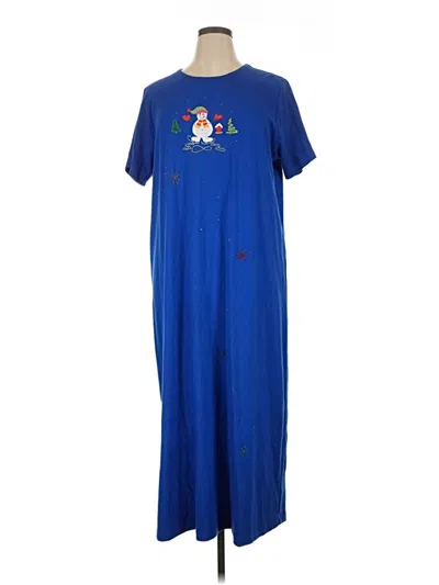 Pre-owned Quacker Factory Casual Dress In Blue