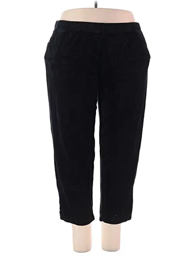 Pre-owned Quacker Factory Casual Pants In Black