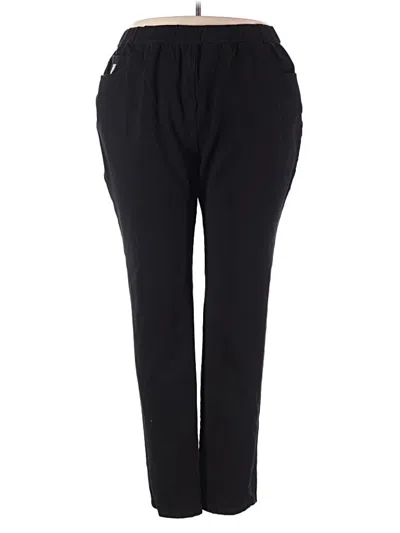 Pre-owned Quacker Factory Casual Pants In Black