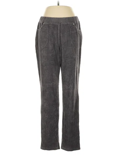 Pre-owned Quacker Factory Casual Pants In Gray