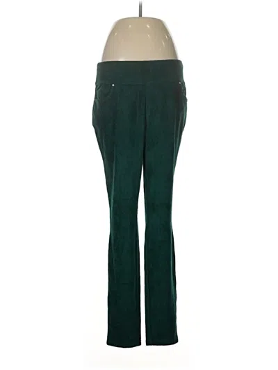 Pre-owned Quacker Factory Casual Pants In Green