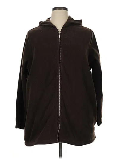 Pre-owned Quacker Factory Coat In Brown