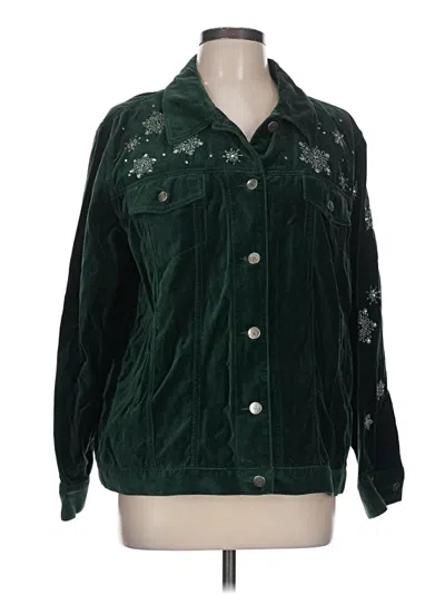 Pre-owned Quacker Factory Jacket In Green