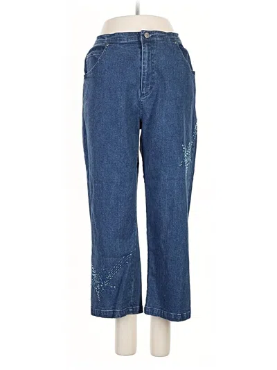 Pre-owned Quacker Factory Jeans In Blue