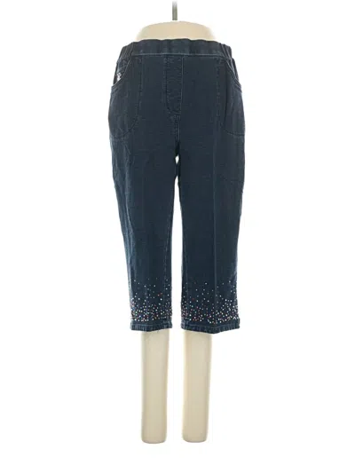 Pre-owned Quacker Factory Jeggings In Blue