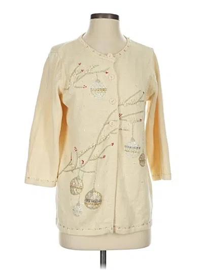 Pre-owned Quacker Factory Kimono In Ivory