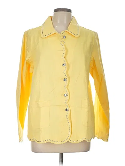 Pre-owned Quacker Factory Raincoat In Yellow