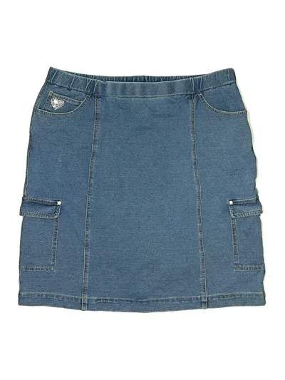 Pre-owned Quacker Factory Skort In Blue