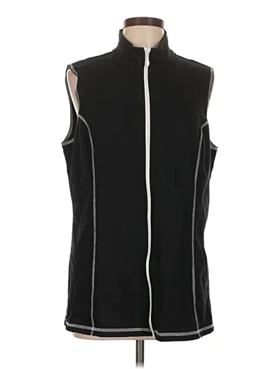 Pre-owned Quacker Factory Vest In Black