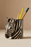 Quail Ceramics Animal Pencil Pot In Black